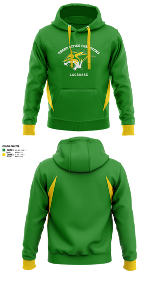 Hoodie, Grand cities predators, Women's Lacrosse, Teamtime, Team time, sublimation, custom sports apparel, team uniforms, spirit wear, spiritwear, sports uniforms, custom shirts, team store, custom team store, fundraiser sports, apparel fundraiser