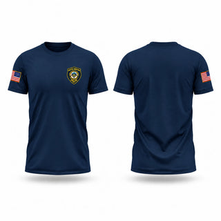 Old School Cotton Feel Shirt, Foster Township Police Department, Police, Teamtime, Team time, sublimation, custom sports apparel, team uniforms, spirit wear, spiritwear, sports uniforms, custom shirts, team store, custom team store, fundraiser sports, apparel fundraiser