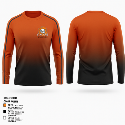 Nine 16 Wrestling Club 58954215 Long Sleeve Performance Shirt 2