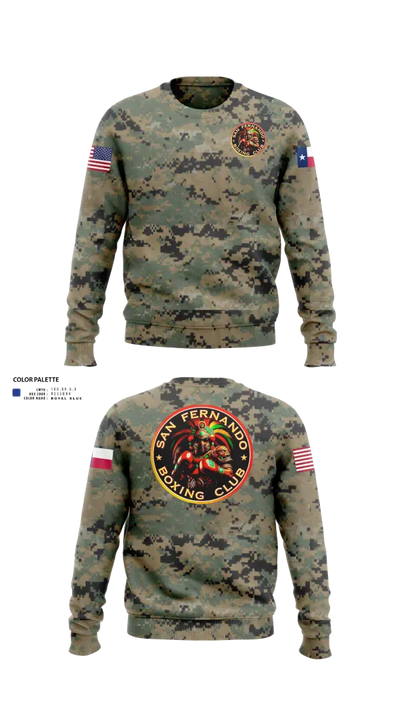 San Fernando Boxing Club 92427997 Crew Neck Sweatshirt - 213