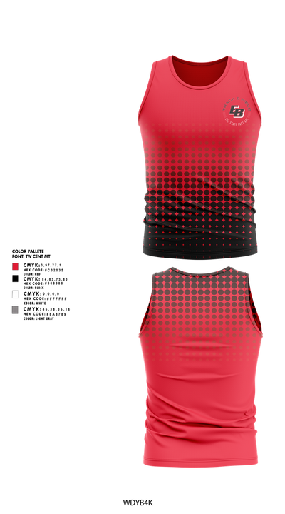 CSU East Bay Track & Field 9311771 Tank Top - 1