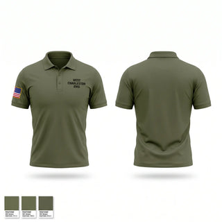 Short Sleeve Performance Polo, west charleston EMS, EMS/EMT, Teamtime, Team time, sublimation, custom sports apparel, team uniforms, spirit wear, spiritwear, sports uniforms, custom shirts, team store, custom team store, fundraiser sports, apparel fundraiser
