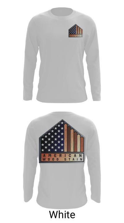 American Wood Stain 64008333 Long Sleeve Performance Shirt - 4