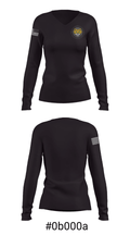 Benvenue Elementary School 94849998 Women's Long Sleeve V-neck Shirt - 20