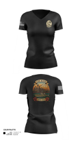 USS Kidd 23322274 Women's Short Sleeve V-neck Shirt - 21
