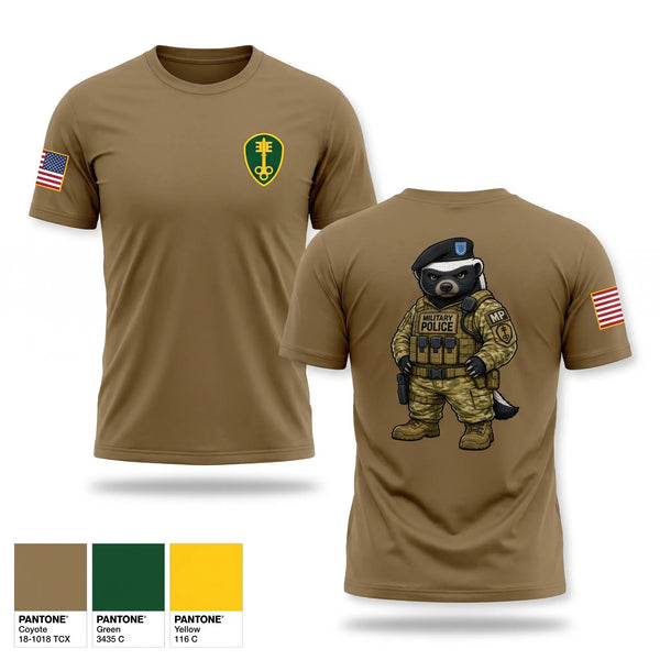 Old School Cotton Feel Shirt, 377th MP CO, Army, Teamtime, Team time, sublimation, custom sports apparel, team uniforms, spirit wear, spiritwear, sports uniforms, custom shirts, team store, custom team store, fundraiser sports, apparel fundraiser
