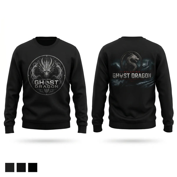 Crew Neck Sweatshirt, CS: GhostDragon, , Teamtime, Team time, sublimation, custom sports apparel, team uniforms, spirit wear, spiritwear, sports uniforms, custom shirts, team store, custom team store, fundraiser sports, apparel fundraiser