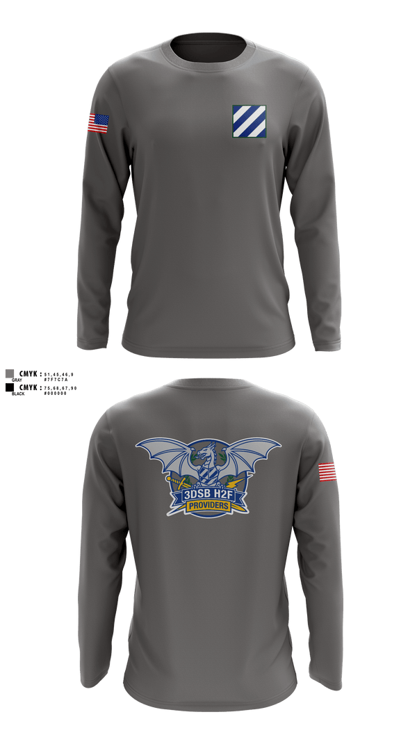 Long Sleeve Performance Shirt, 3DSB H2F, Army, Teamtime, Team time, sublimation, custom sports apparel, team uniforms, spirit wear, spiritwear, sports uniforms, custom shirts, team store, custom team store, fundraiser sports, apparel fundraiser