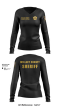 Willacy County Sheriff's Office 34505662 Women's Long Sleeve V-neck Shirt - 29