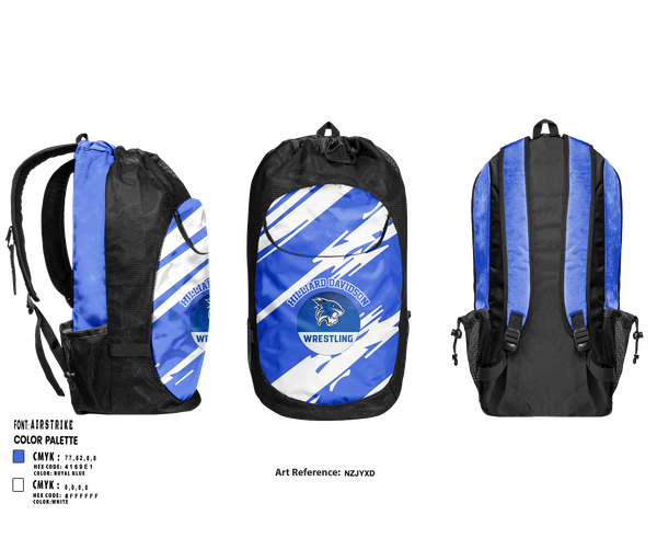 Gear Bag, Hilliard Davidson Wrestling, Wrestling, Teamtime, Team time, sublimation, custom sports apparel, team uniforms, spirit wear, spiritwear, sports uniforms, custom shirts, team store, custom team store, fundraiser sports, apparel fundraiser