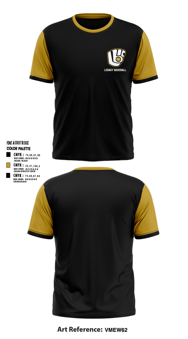 Short Sleeve Performance Shirt, Legacy Baseball Club, Baseball, Teamtime, Team time, sublimation, custom sports apparel, team uniforms, spirit wear, spiritwear, sports uniforms, custom shirts, team store, custom team store, fundraiser sports, apparel fundraiser