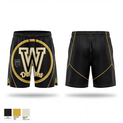 Wenonah Lady Dragons 7292779 Athletic Shorts With Pockets - 1
