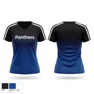 Womens Short Sleeve Vneck Shirt, Panthers, Wrestling, Teamtime, Team time, sublimation, custom sports apparel, team uniforms, spirit wear, spiritwear, sports uniforms, custom shirts, team store, custom team store, fundraiser sports, apparel fundraiser