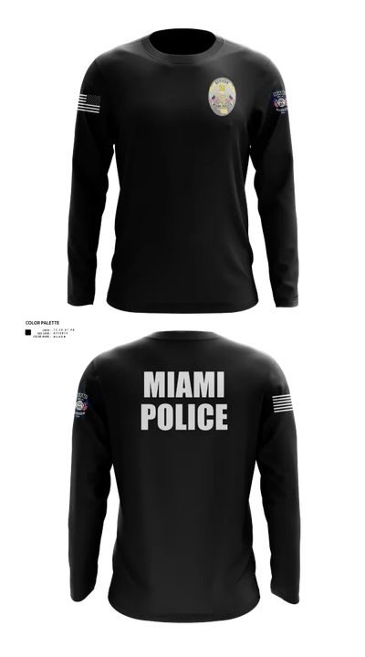 MPD Patrol 83314976 Long Sleeve Performance Shirt 30