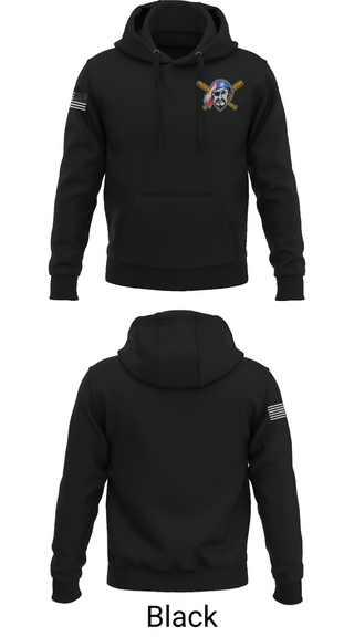 Hoodie, Newark Piratas, Baseball, Teamtime, Team time, sublimation, custom sports apparel, team uniforms, spirit wear, spiritwear, sports uniforms, custom shirts, team store, custom team store, fundraiser sports, apparel fundraiser