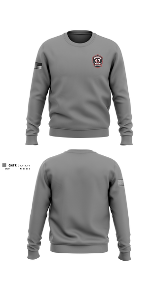 Crew Neck Sweatshirt, Camp Township Fire Department, Fire Department, Teamtime, Team time, sublimation, custom sports apparel, team uniforms, spirit wear, spiritwear, sports uniforms, custom shirts, team store, custom team store, fundraiser sports, apparel fundraiser
