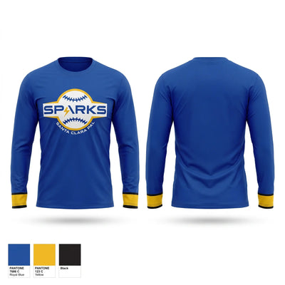 Santa Clara PAL Sparks Long Sleeve Performance Shirt 2