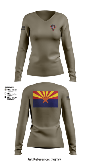 Womens Long Sleeve Vneck Shirt, Disturbance Control Team, Police, Teamtime, Team time, sublimation, custom sports apparel, team uniforms, spirit wear, spiritwear, sports uniforms, custom shirts, team store, custom team store, fundraiser sports, apparel fundraiser