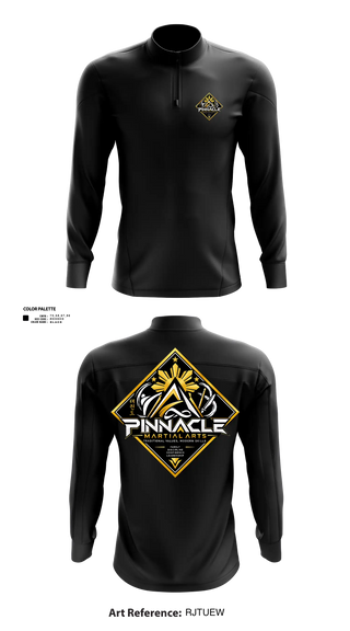 Quarter Zip Jacket, Pinnacle Martial Arts, , Teamtime, Team time, sublimation, custom sports apparel, team uniforms, spirit wear, spiritwear, sports uniforms, custom shirts, team store, custom team store, fundraiser sports, apparel fundraiser