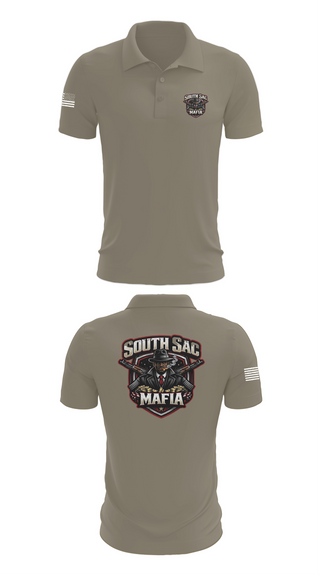 Short Sleeve Performance Polo, SAC SOUTH, Army, Teamtime, Team time, sublimation, custom sports apparel, team uniforms, spirit wear, spiritwear, sports uniforms, custom shirts, team store, custom team store, fundraiser sports, apparel fundraiser
