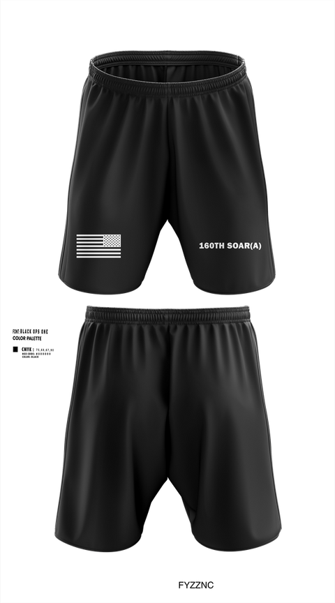 Athletic Shorts With Pockets, 160th SOAR(A), , Teamtime, Team time, sublimation, custom sports apparel, team uniforms, spirit wear, spiritwear, sports uniforms, custom shirts, team store, custom team store, fundraiser sports, apparel fundraiser