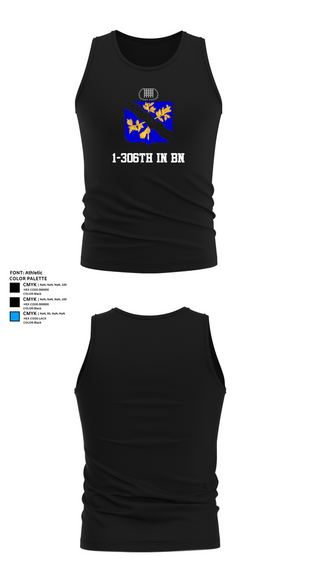 Tank Top, 1-306th IN BN, , Teamtime, Team time, sublimation, custom sports apparel, team uniforms, spirit wear, spiritwear, sports uniforms, custom shirts, team store, custom team store, fundraiser sports, apparel fundraiser