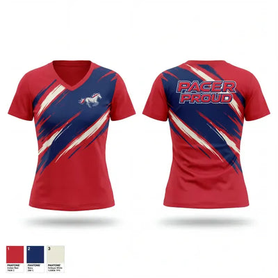 Plaza Park 59569277 Women's Short Sleeve V-neck Shirt - 1