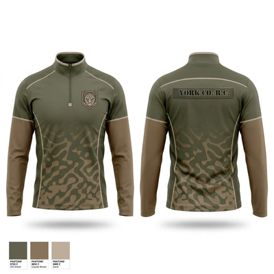 York County Rhinos Quarter Zip Jacket - 1