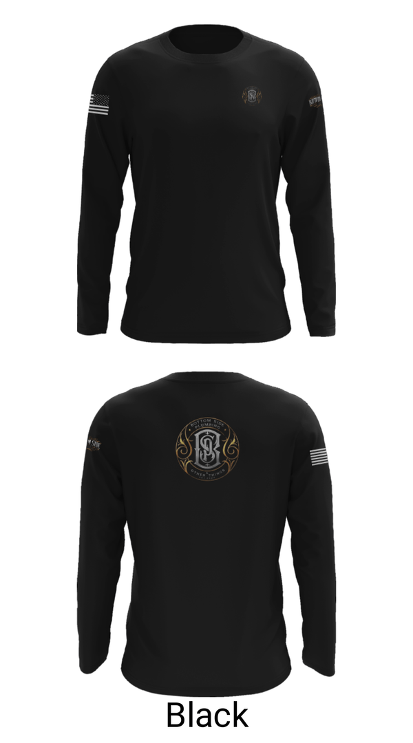Long Sleeve Performance Shirt, Bottom Side Plumbing and other things, , Teamtime, Team time, sublimation, custom sports apparel, team uniforms, spirit wear, spiritwear, sports uniforms, custom shirts, team store, custom team store, fundraiser sports, apparel fundraiser