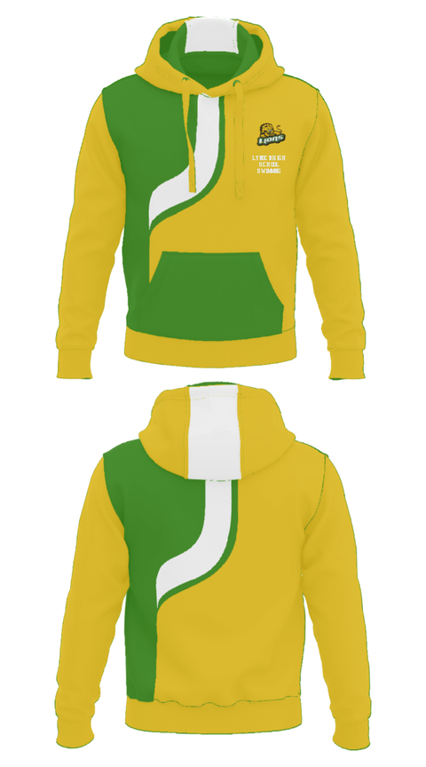 Hoodie, Lynden High School Swimming, Swimming, Teamtime, Team time, sublimation, custom sports apparel, team uniforms, spirit wear, spiritwear, sports uniforms, custom shirts, team store, custom team store, fundraiser sports, apparel fundraiser