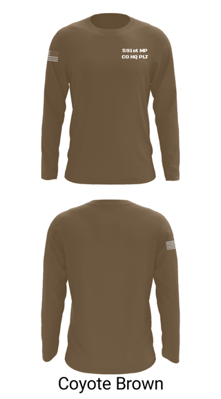 Long Sleeve Performance Shirt, 591st MP CO HQ PLT, Army, Teamtime, Team time, sublimation, custom sports apparel, team uniforms, spirit wear, spiritwear, sports uniforms, custom shirts, team store, custom team store, fundraiser sports, apparel fundraiser