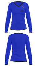 Gracie Fishhawk 59619954 Women's Long Sleeve V-neck Shirt - 34