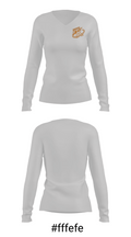 Underwood High School 72151100 Women's Long Sleeve V-neck Shirt - 20