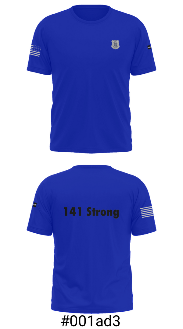 Short Sleeve Performance Shirt, 141 Strong, Police, Teamtime, Team time, sublimation, custom sports apparel, team uniforms, spirit wear, spiritwear, sports uniforms, custom shirts, team store, custom team store, fundraiser sports, apparel fundraiser