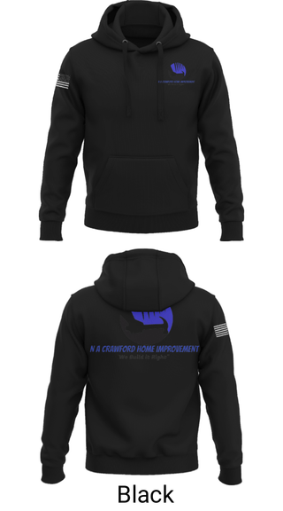 Hoodie, NA Crawford Home Improvement, , Teamtime, Team time, sublimation, custom sports apparel, team uniforms, spirit wear, spiritwear, sports uniforms, custom shirts, team store, custom team store, fundraiser sports, apparel fundraiser