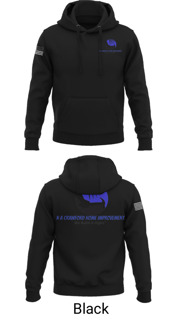 Hoodie, NA Crawford Home Improvement, , Teamtime, Team time, sublimation, custom sports apparel, team uniforms, spirit wear, spiritwear, sports uniforms, custom shirts, team store, custom team store, fundraiser sports, apparel fundraiser