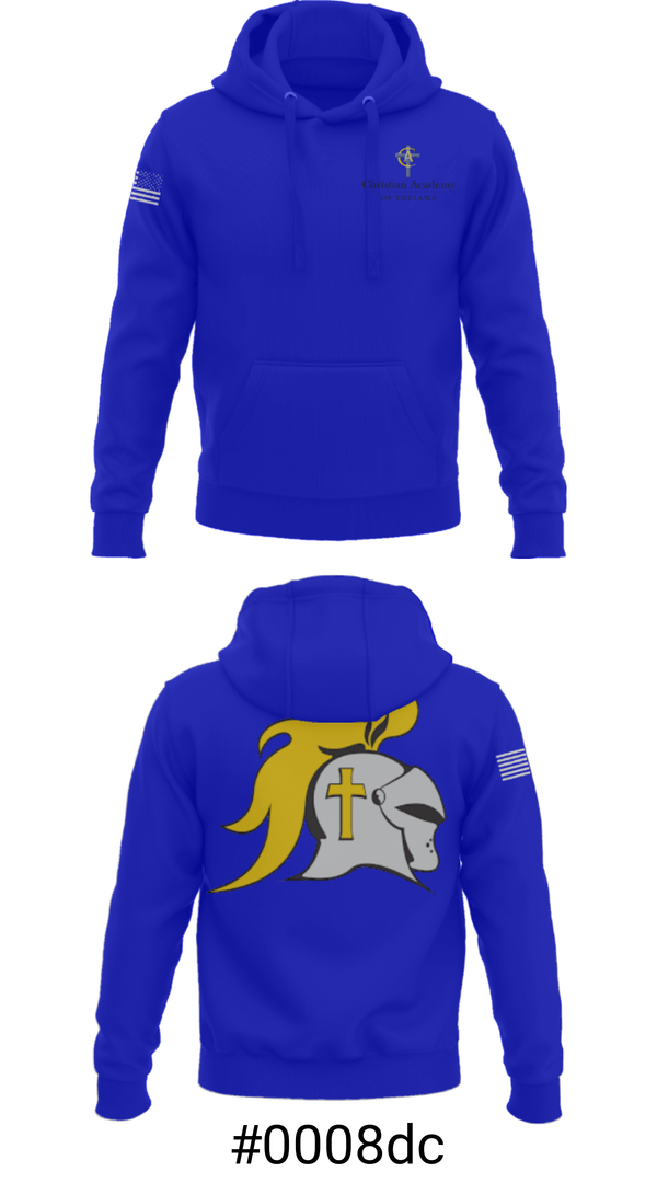 Hoodie, Christian Academy of Indiana, Spirit Store, Teamtime, Team time, sublimation, custom sports apparel, team uniforms, spirit wear, spiritwear, sports uniforms, custom shirts, team store, custom team store, fundraiser sports, apparel fundraiser
