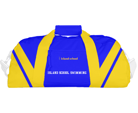 Duffle Bag, Island School Swimming, Swimming, Teamtime, Team time, sublimation, custom sports apparel, team uniforms, spirit wear, spiritwear, sports uniforms, custom shirts, team store, custom team store, fundraiser sports, apparel fundraiser