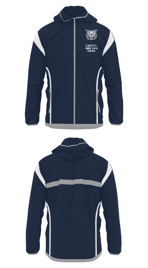 Windbreaker, Garrett Junior High School, Spirit Store, Teamtime, Team time, sublimation, custom sports apparel, team uniforms, spirit wear, spiritwear, sports uniforms, custom shirts, team store, custom team store, fundraiser sports, apparel fundraiser
