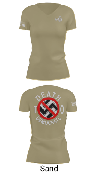 Women's Short Sleeve Vneck Shirt, D.2.D, Police, Teamtime, Team time, sublimation, custom sports apparel, team uniforms, spirit wear, spiritwear, sports uniforms, custom shirts, team store, custom team store, fundraiser sports, apparel fundraiser