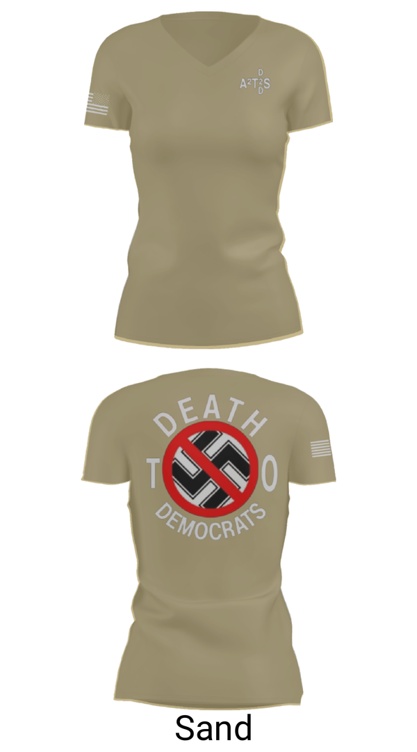 Women's Short Sleeve Vneck Shirt, D.2.D, Police, Teamtime, Team time, sublimation, custom sports apparel, team uniforms, spirit wear, spiritwear, sports uniforms, custom shirts, team store, custom team store, fundraiser sports, apparel fundraiser