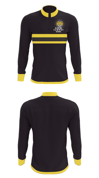 Quarter Zip Jacket, Benvenue Elementary School, Spirit Store, Teamtime, Team time, sublimation, custom sports apparel, team uniforms, spirit wear, spiritwear, sports uniforms, custom shirts, team store, custom team store, fundraiser sports, apparel fundraiser
