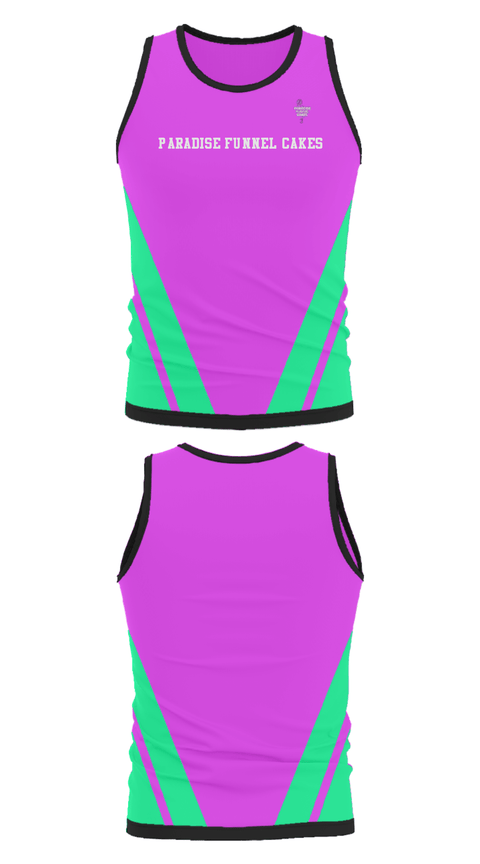 Tank Top, Paradise Funnel Cakes, , Teamtime, Team time, sublimation, custom sports apparel, team uniforms, spirit wear, spiritwear, sports uniforms, custom shirts, team store, custom team store, fundraiser sports, apparel fundraiser