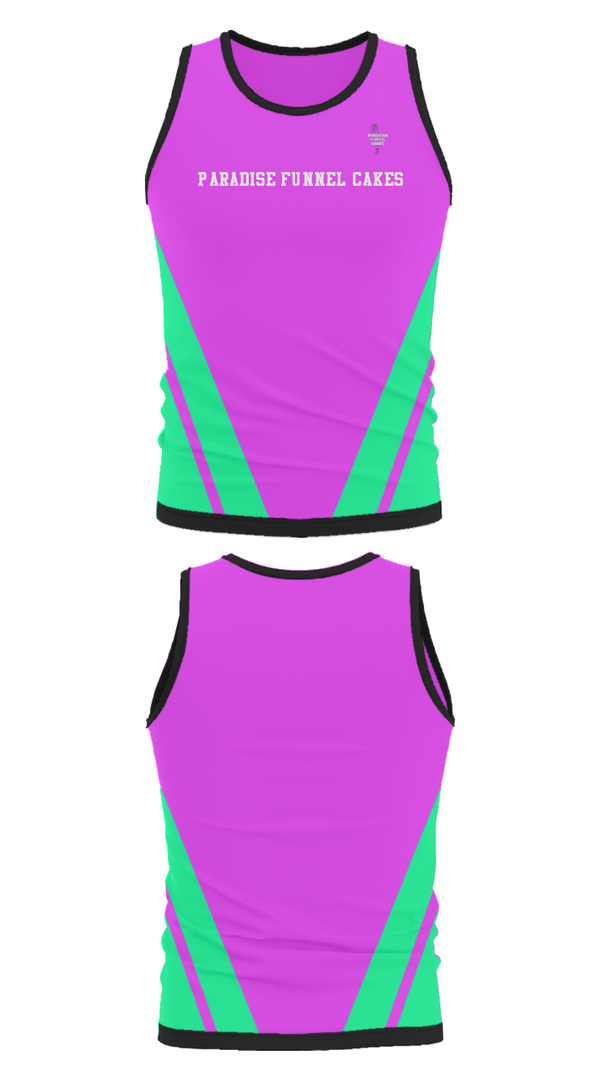 Tank Top, Paradise Funnel Cakes, , Teamtime, Team time, sublimation, custom sports apparel, team uniforms, spirit wear, spiritwear, sports uniforms, custom shirts, team store, custom team store, fundraiser sports, apparel fundraiser