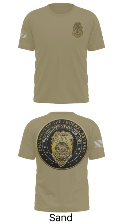 United States Federal Reserve Police 30952270 Short Sleeve Performance Shirt - 46