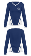 Victory College Prep Academy Basketball 3591124 Women's Long Sleeve V-neck Shirt - 23