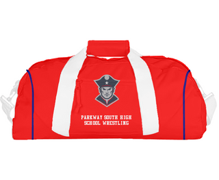 Duffle Bag, Parkway South High School Wrestling, Wrestling, Teamtime, Team time, sublimation, custom sports apparel, team uniforms, spirit wear, spiritwear, sports uniforms, custom shirts, team store, custom team store, fundraiser sports, apparel fundraiser