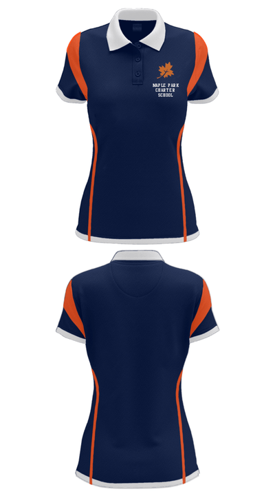 Maple Park Charter School 49456711 Women's Short Sleeve Performance Polo  - 26