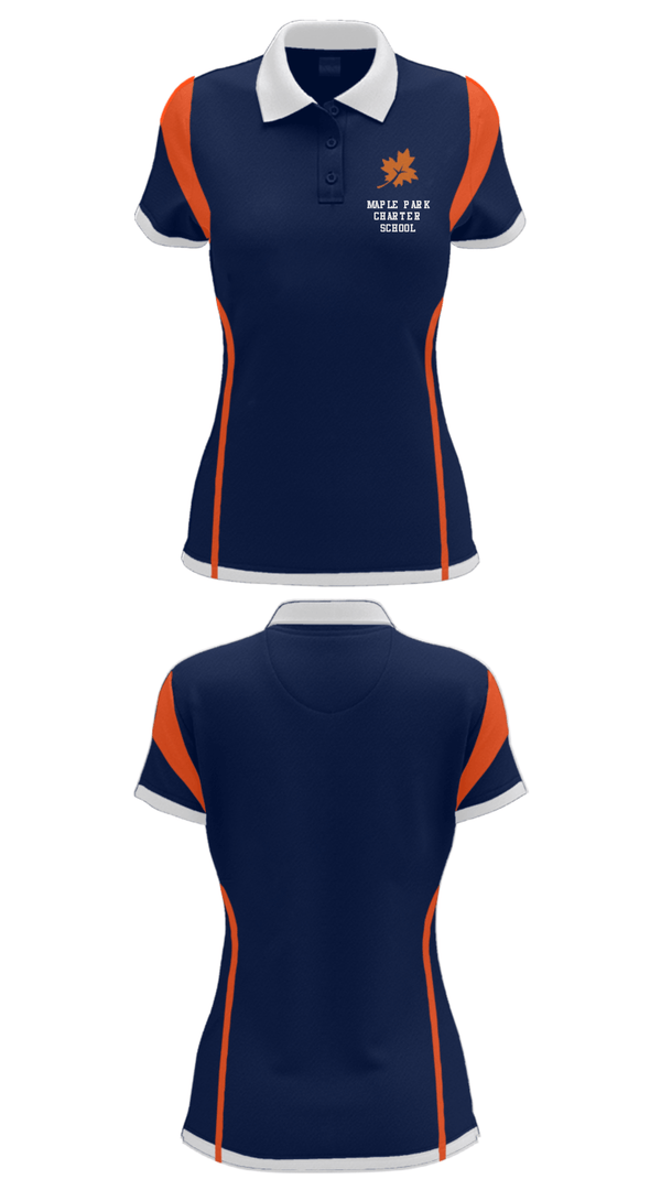 Women's Short Sleeve Performance Polo, Maple Park Charter School, Spirit Store, Teamtime, Team time, sublimation, custom sports apparel, team uniforms, spirit wear, spiritwear, sports uniforms, custom shirts, team store, custom team store, fundraiser sports, apparel fundraiser