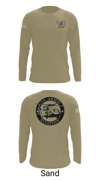 Long Sleeve Performance Shirt, A Co 1-13 AVN REGT, Army, Teamtime, Team time, sublimation, custom sports apparel, team uniforms, spirit wear, spiritwear, sports uniforms, custom shirts, team store, custom team store, fundraiser sports, apparel fundraiser